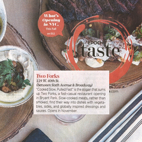 The Epoch Times - Two forks